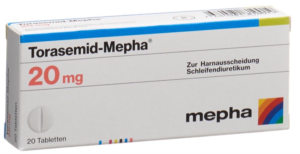 TORASEMID Mepha cpr 20 mg 20 pce