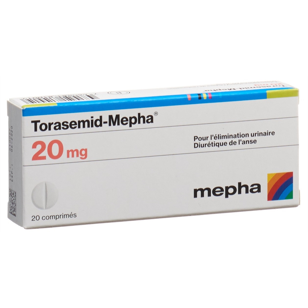 TORASEMID Mepha cpr 20 mg 20 pce