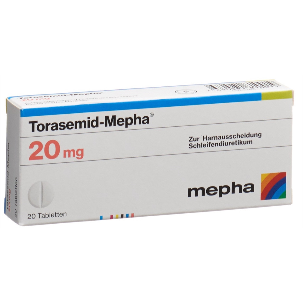 TORASEMID Mepha cpr 20 mg 20 pce
