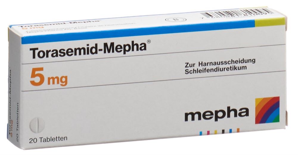 TORASEMID Mepha cpr 5 mg 20 pce