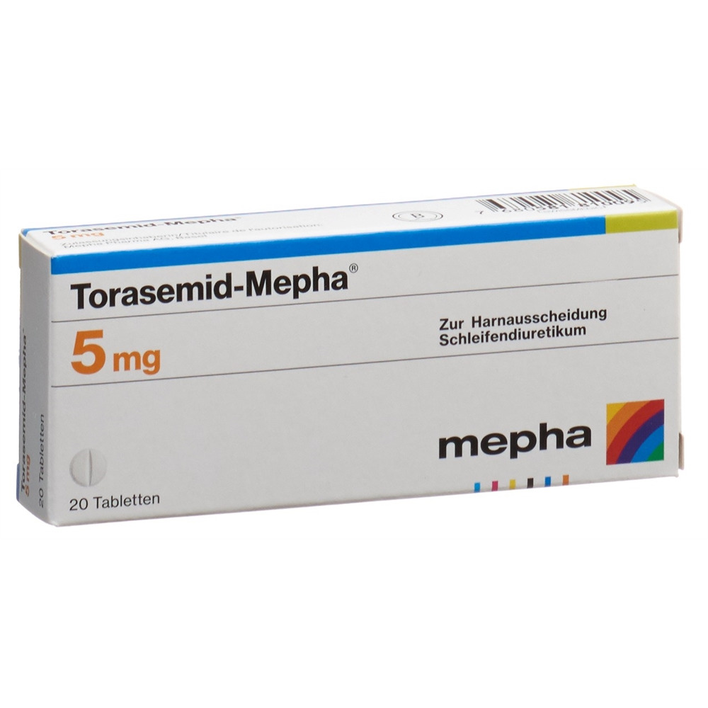 TORASEMID Mepha cpr 5 mg 20 pce