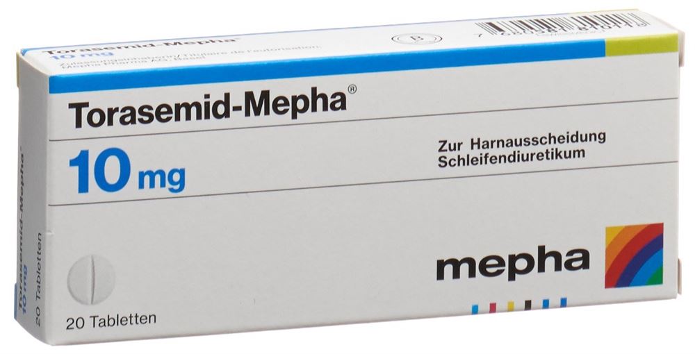 Torasemid-Mepha 10 mg, Tabletten