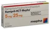 Ramipril-HCT-Mepha 5 mg/25 mg, Tabletten