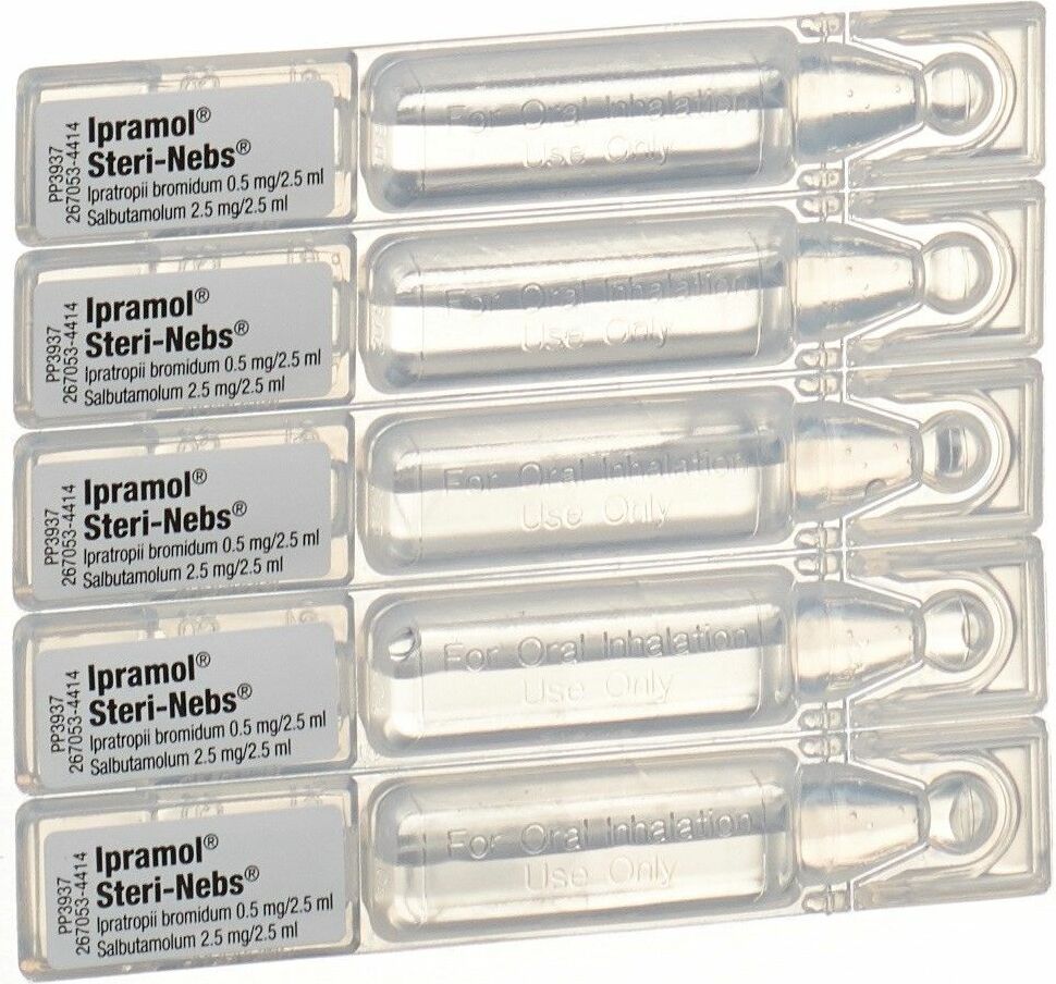 IPRAMOL Steri-Nebs sol inhal 60 amp 2.5 ml