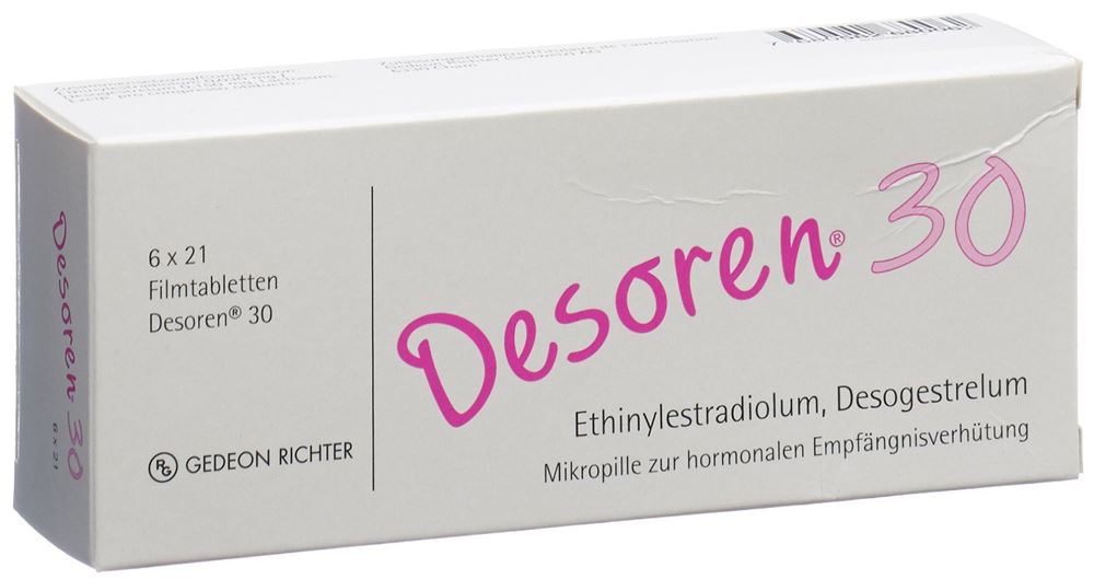 DESOREN 30 cpr pell 6 x 21 pce