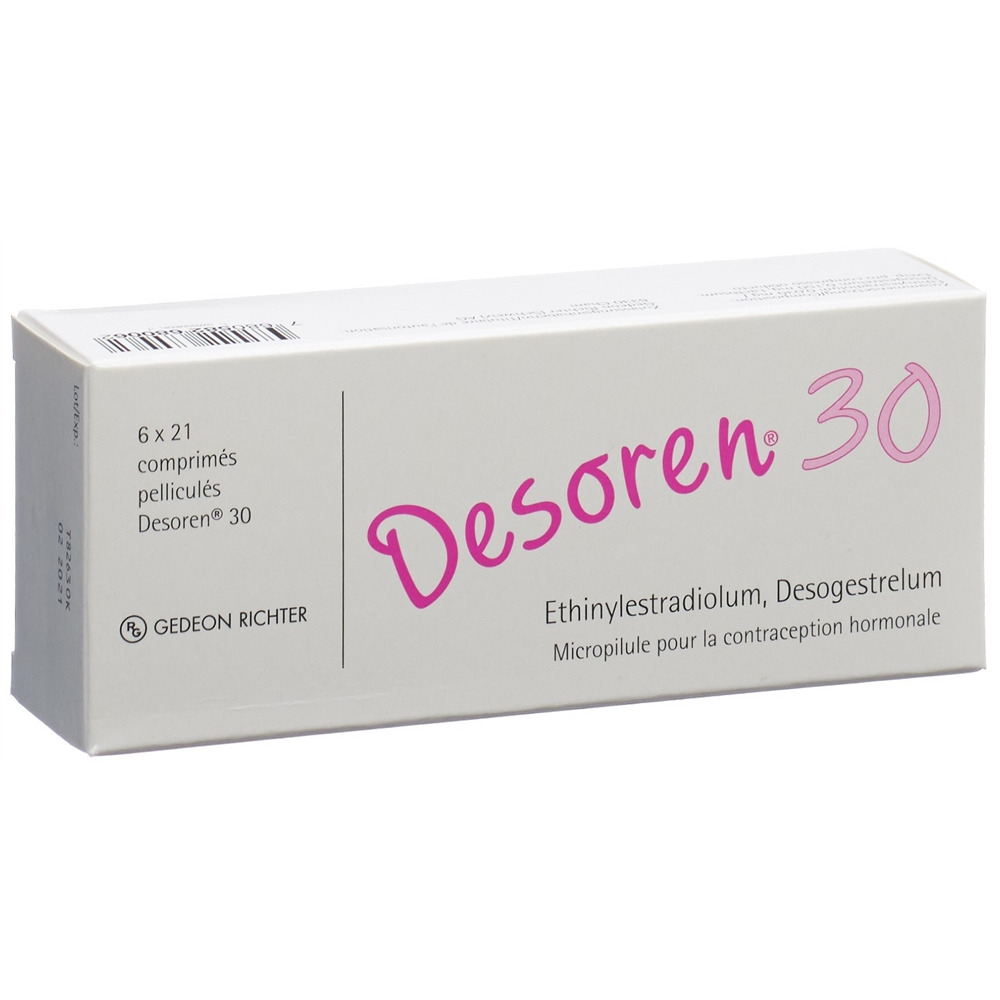 DESOREN 30 cpr pell 6 x 21 pce