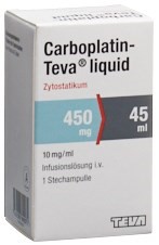 Carboplatin-Teva liquid 450 mg / 45 ml, Infusionslösung