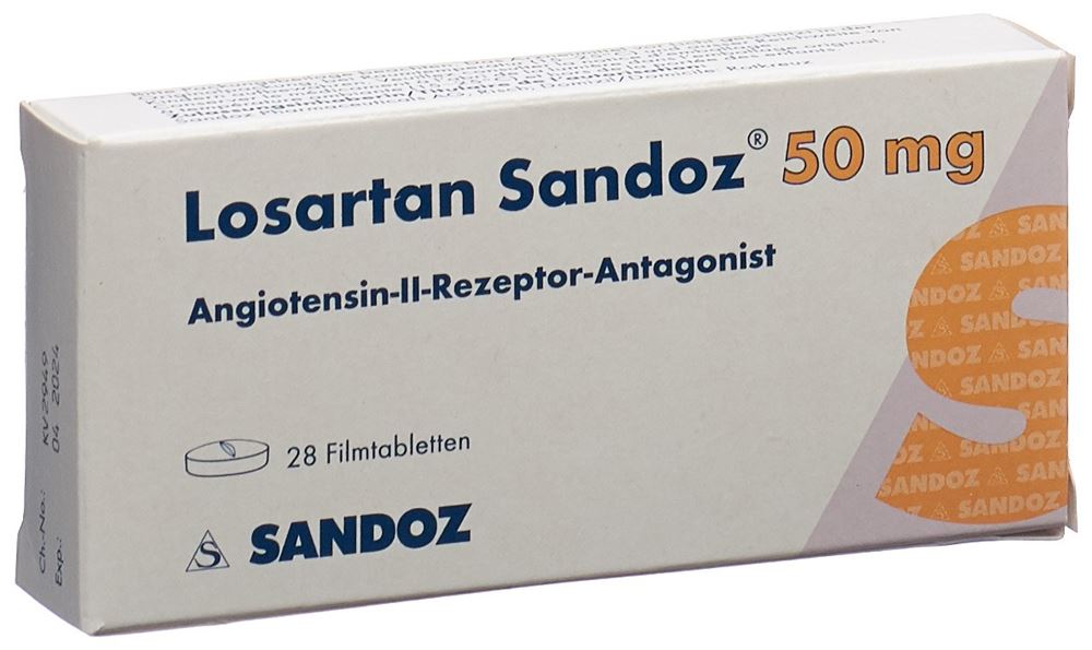 LOSARTAN Sandoz cpr pell 50 mg 28 pce