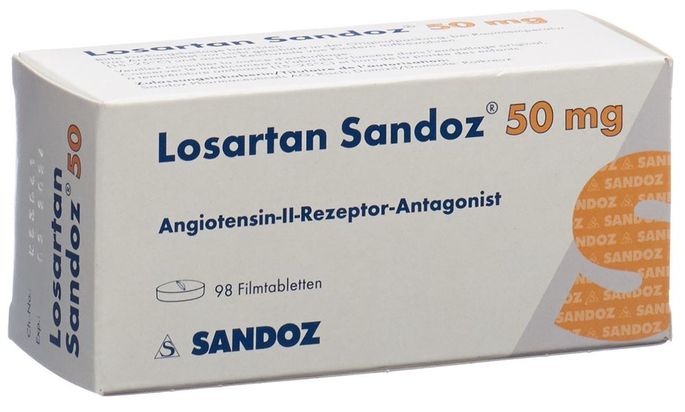 LOSARTAN Sandoz cpr pell 50 mg 98 pce