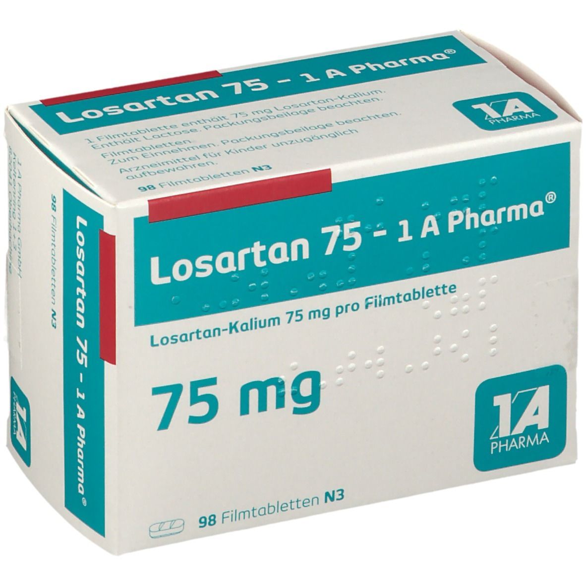 Losartan Sandoz 75 mg, Filmtabletten