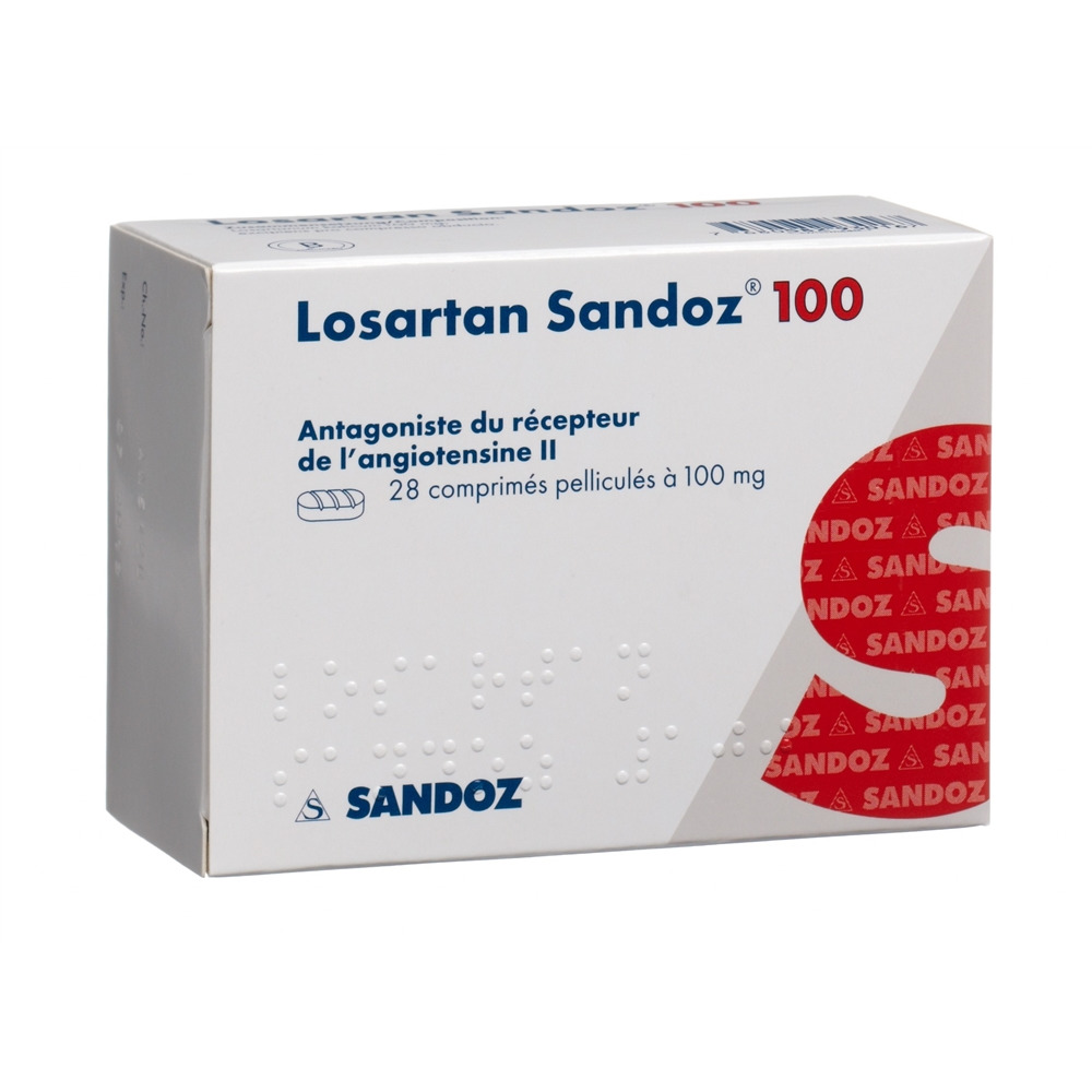 Losartan Sandoz 100 mg, Filmtabletten