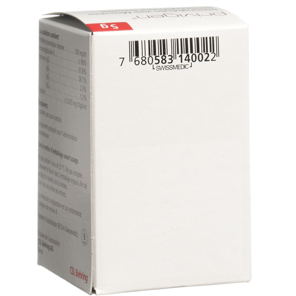 Privigen, Infusionslösung