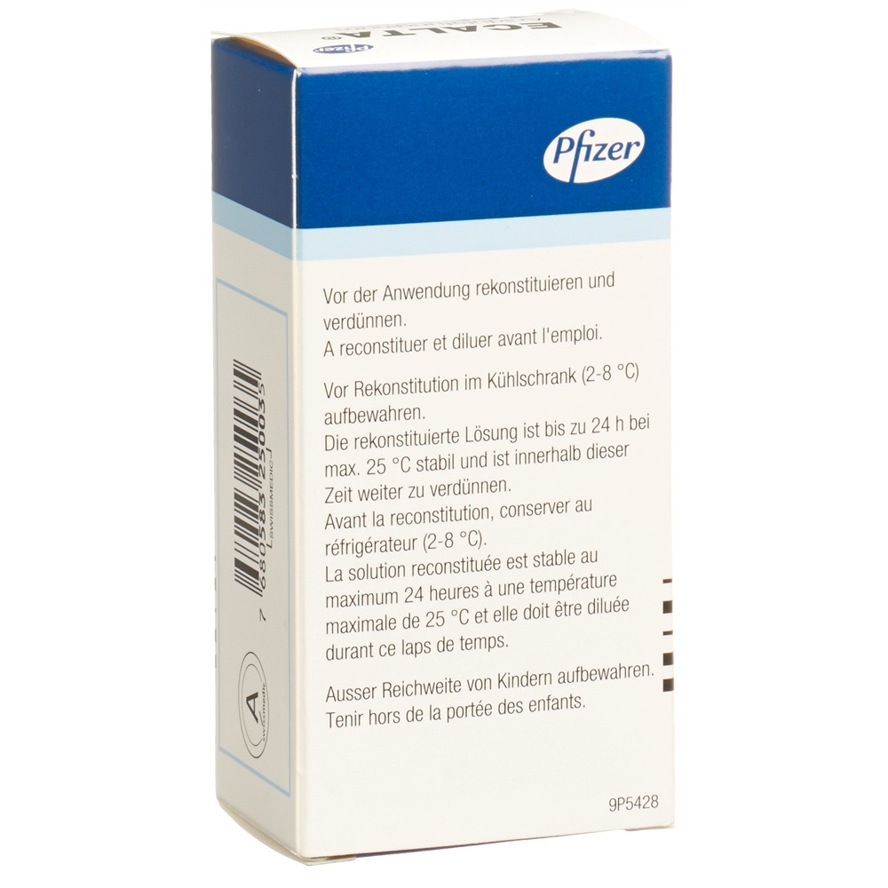 Ecalta 100 mg, Pulver für ein Konzentrat zur Herstellung einer Infusionslösung