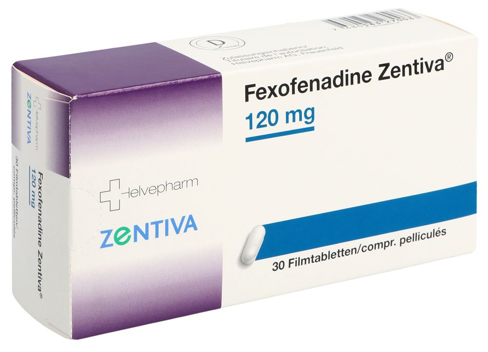 FEXOFENADINE Zentiva cpr pell 120 mg 30 pce