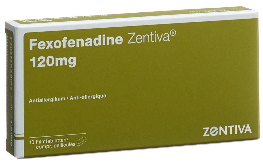 Fexofenadine Zentiva 120 mg, Filmtabletten