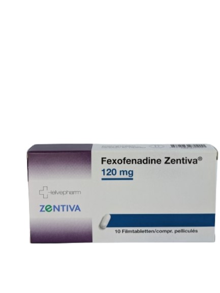 FEXOFENADINE Zentiva cpr pell 120 mg 10 pce
