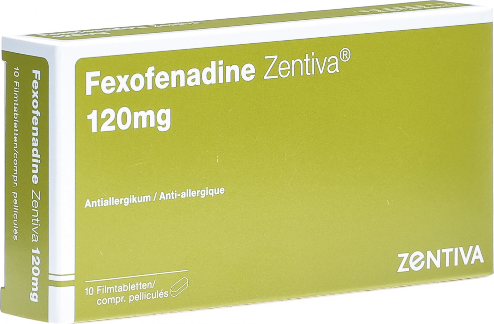 FEXOFENADINE Zentiva cpr pell 120 mg 10 pce