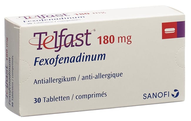 FEXOFENADINE Zentiva cpr pell 180 mg 30 pce