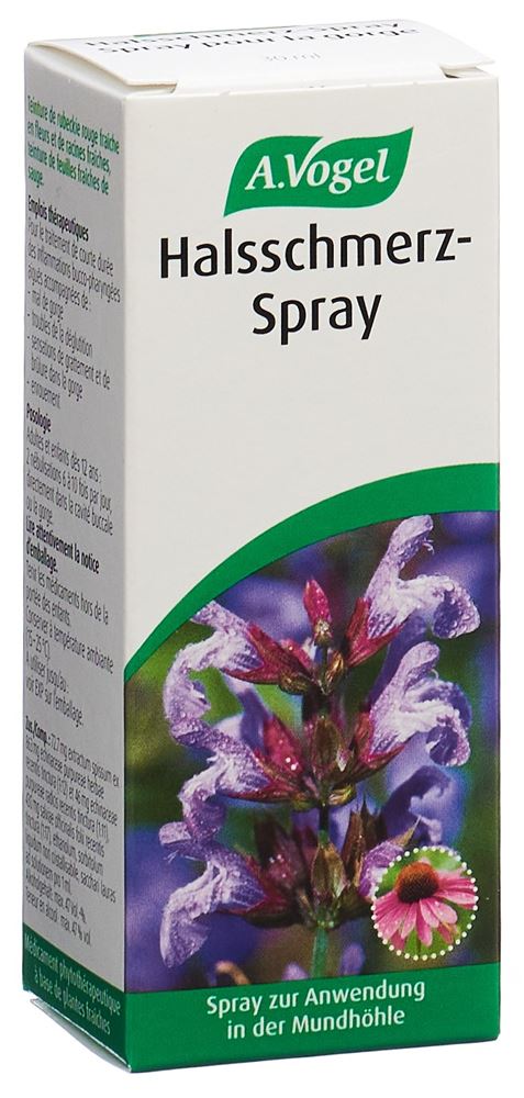 A.Vogel Halsschmerz Spray, Spray zur Anwendung in der Mundhöhle