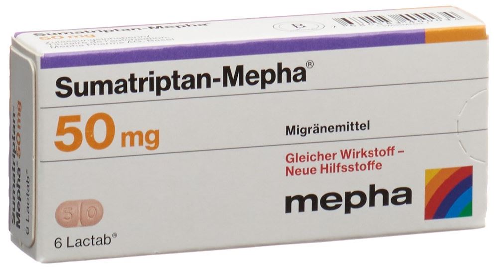 Sumatriptan-Mepha, Filmtabletten