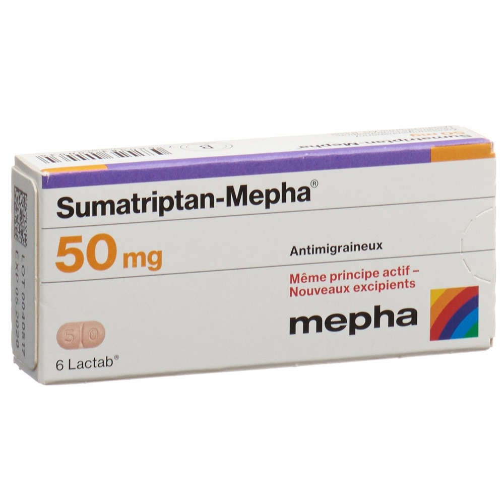 Sumatriptan-Mepha, Filmtabletten