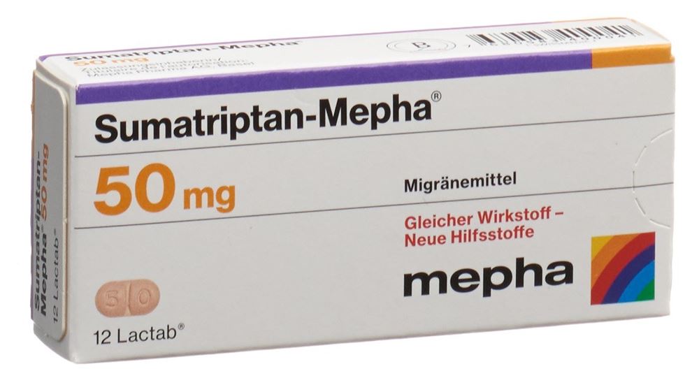 Sumatriptan-Mepha, Filmtabletten