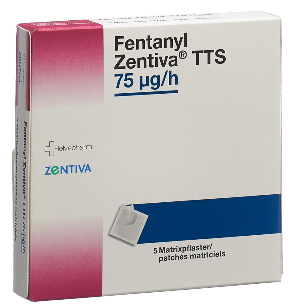 Fentanyl Zentiva TTS 75, transdermale Pflaster