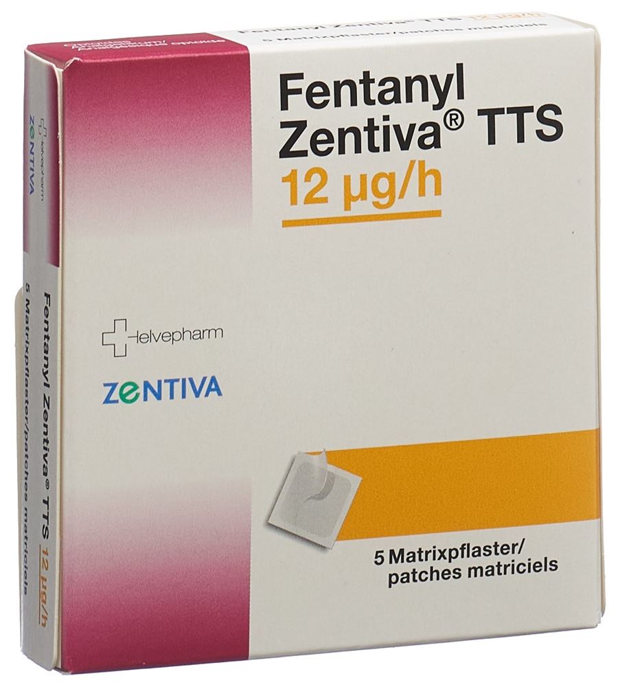 FENTANYL Zentiva TTS patch mat 12 mcg/h 5 pce