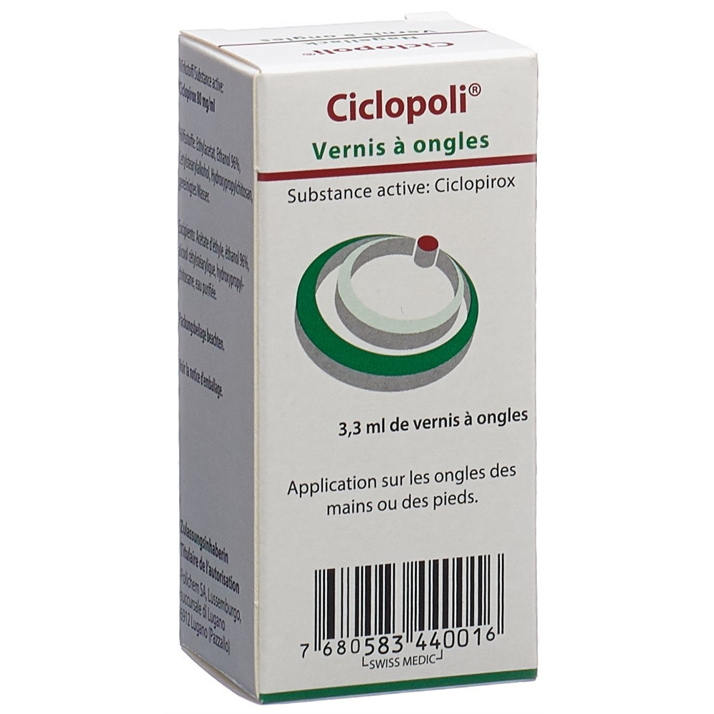 CICLOPOLI vernis à ongles 8 % fl 3.3 ml