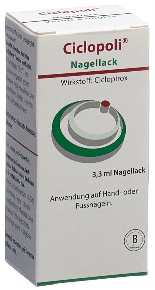 Ciclopoli smalto medicato per unghie