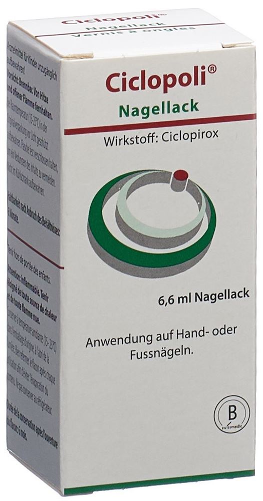 Ciclopoli smalto medicato per unghie