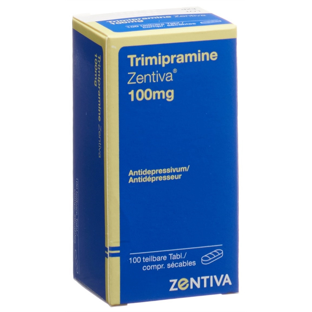 TRIMIPRAMINE Zentiva cpr 100 mg bte 20 pce