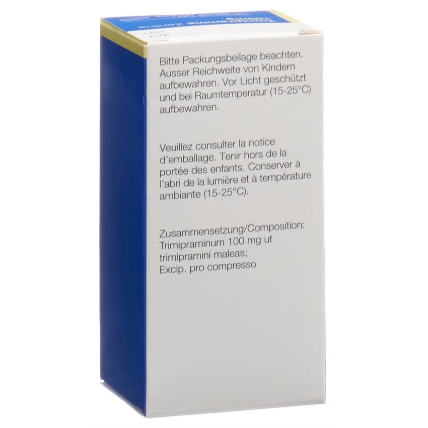 TRIMIPRAMINE Zentiva cpr 100 mg bte 100 pce