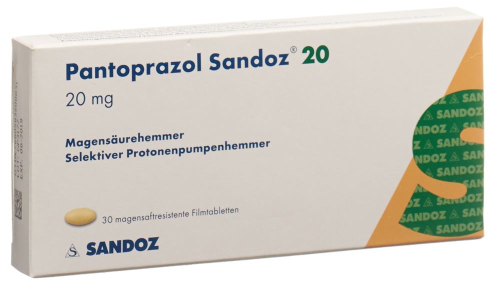 PANTOPRAZOLE Sandoz cpr pell 20 mg 30 pce