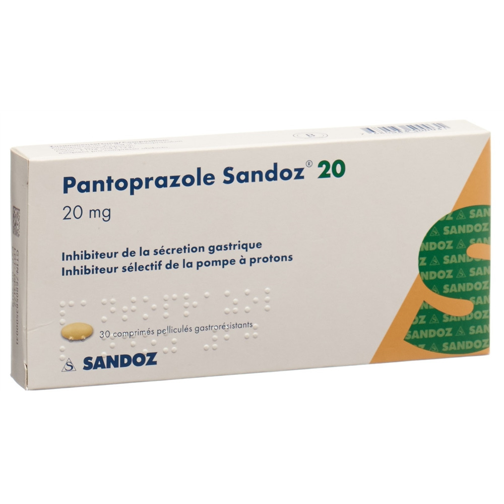 PANTOPRAZOLE Sandoz cpr pell 20 mg 30 pce