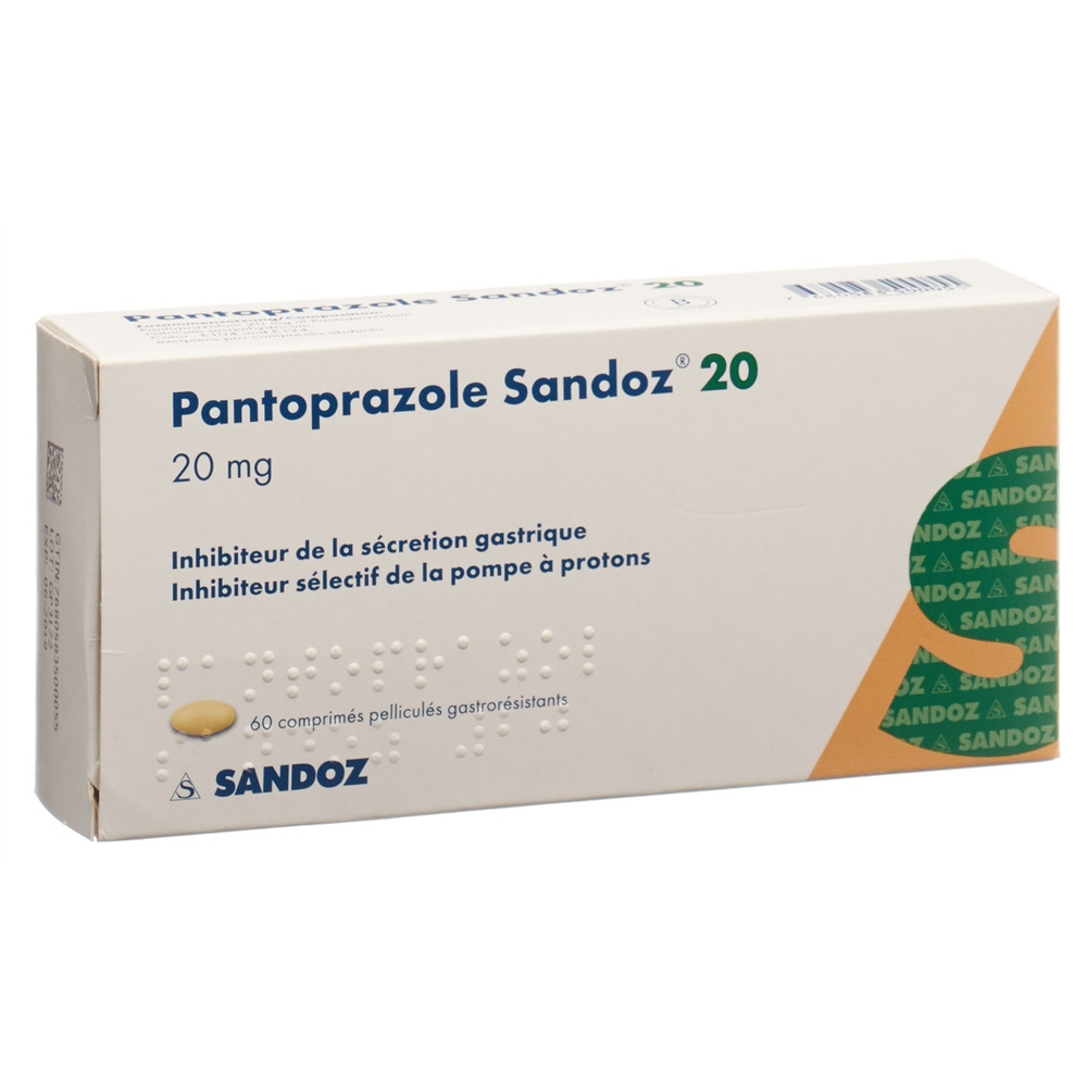 Pantoprazol Sandoz 20 mg, magensaftresistente Filmtabletten