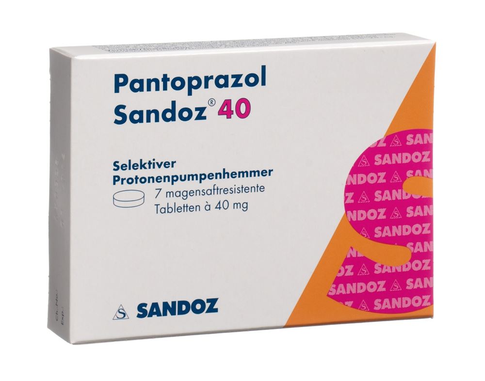Pantoprazol Sandoz 40 mg, magensaftresistente Filmtabletten