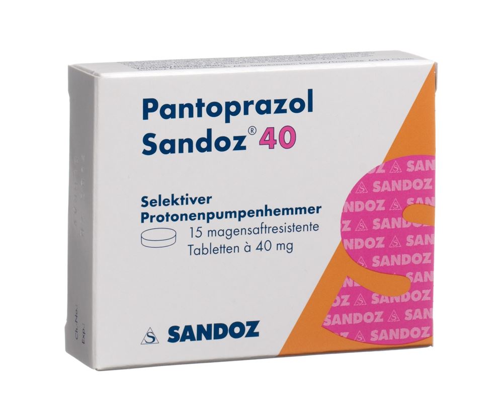 Pantoprazol Sandoz 40 mg, magensaftresistente Filmtabletten