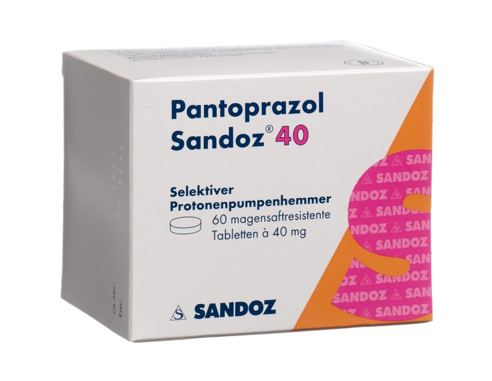 PANTOPRAZOLE Sandoz cpr pell 40 mg 60 pce