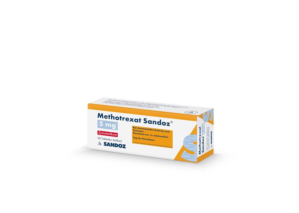 METHOTREXATE Sandoz cpr 5 mg 20 pce