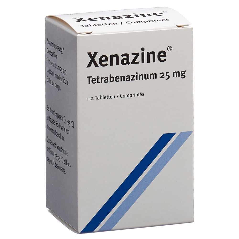 XENAZINE cpr 25 mg bte 112 pce