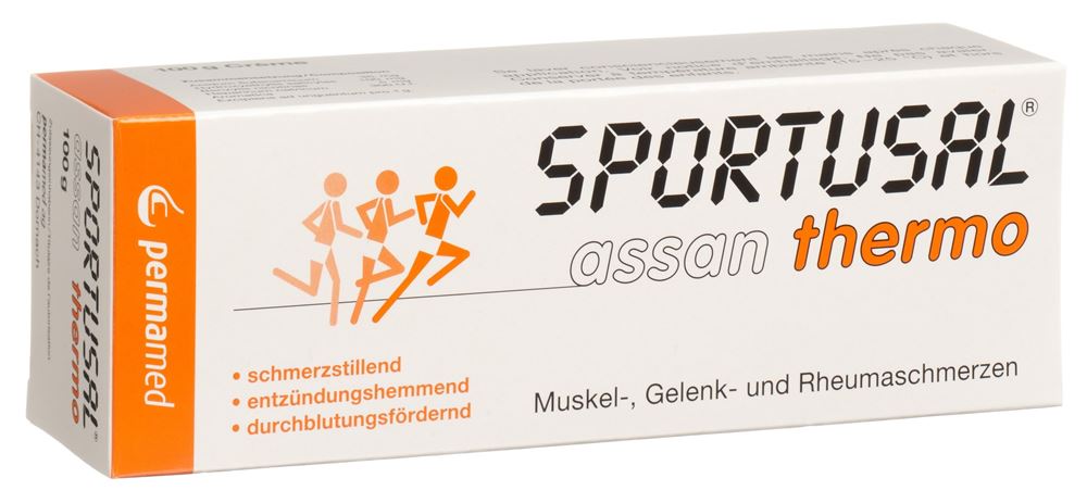 Sportusal assan thermo, Creme