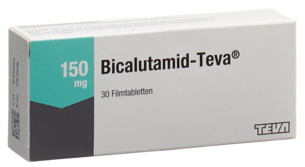 Bicalutamid-Teva 150 mg, Filmtabletten