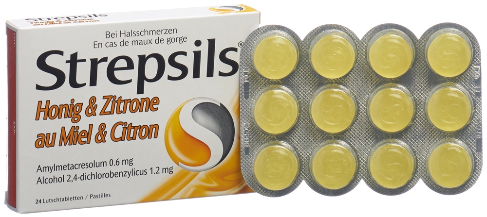 STREPSILS cpr sucer miel & citron 24 pce