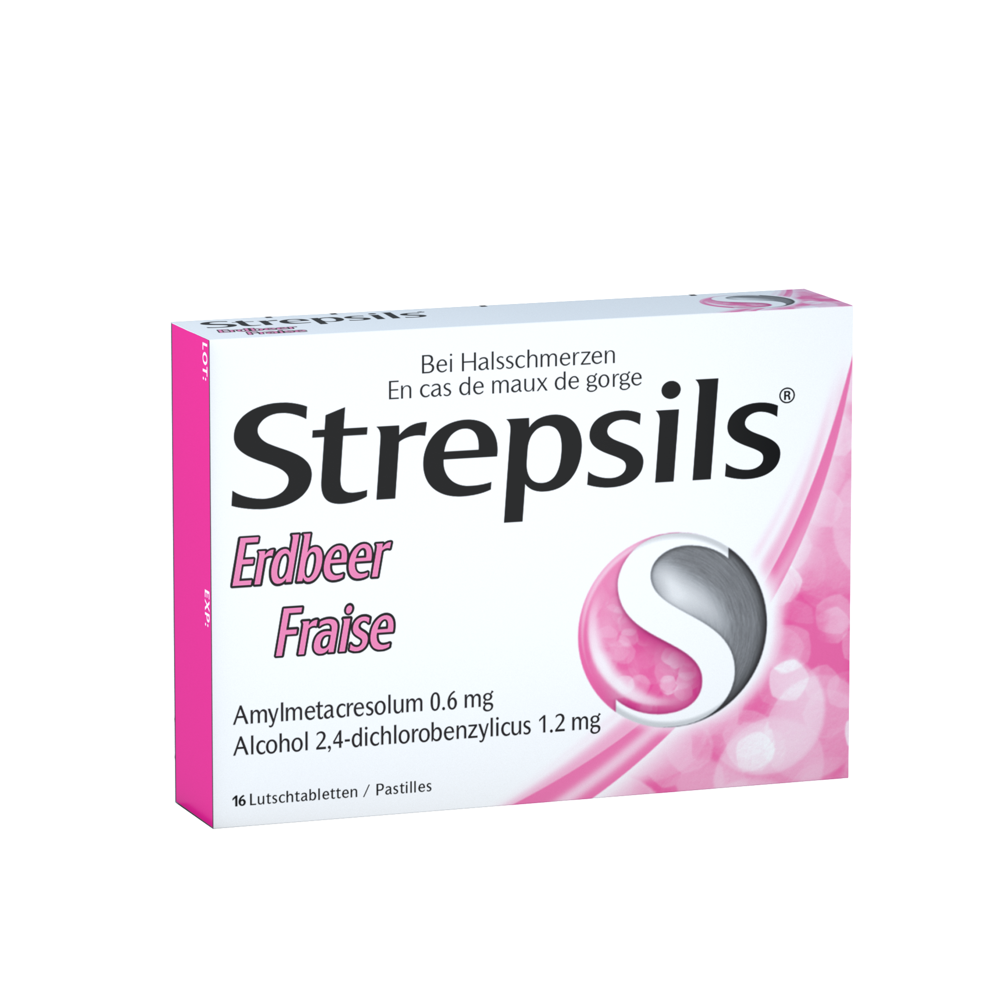 STREPSILS cpr sucer fraise 16 pce