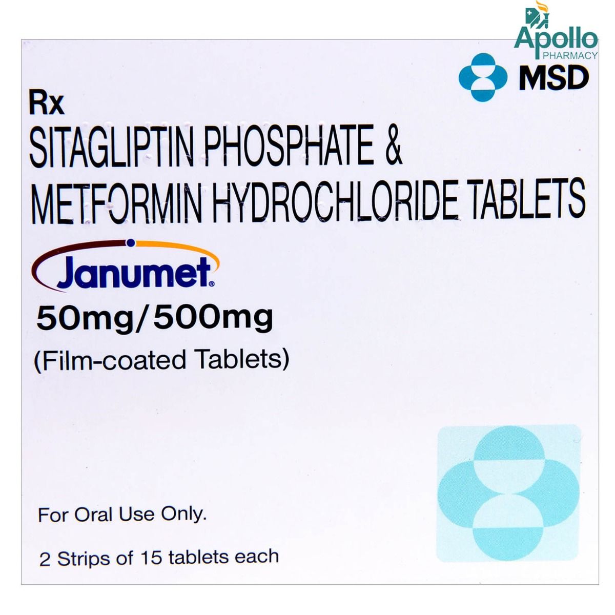 Janumet 50/500, Filmtabletten