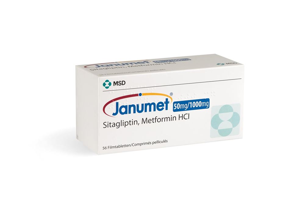 Janumet 50/1000, Filmtabletten