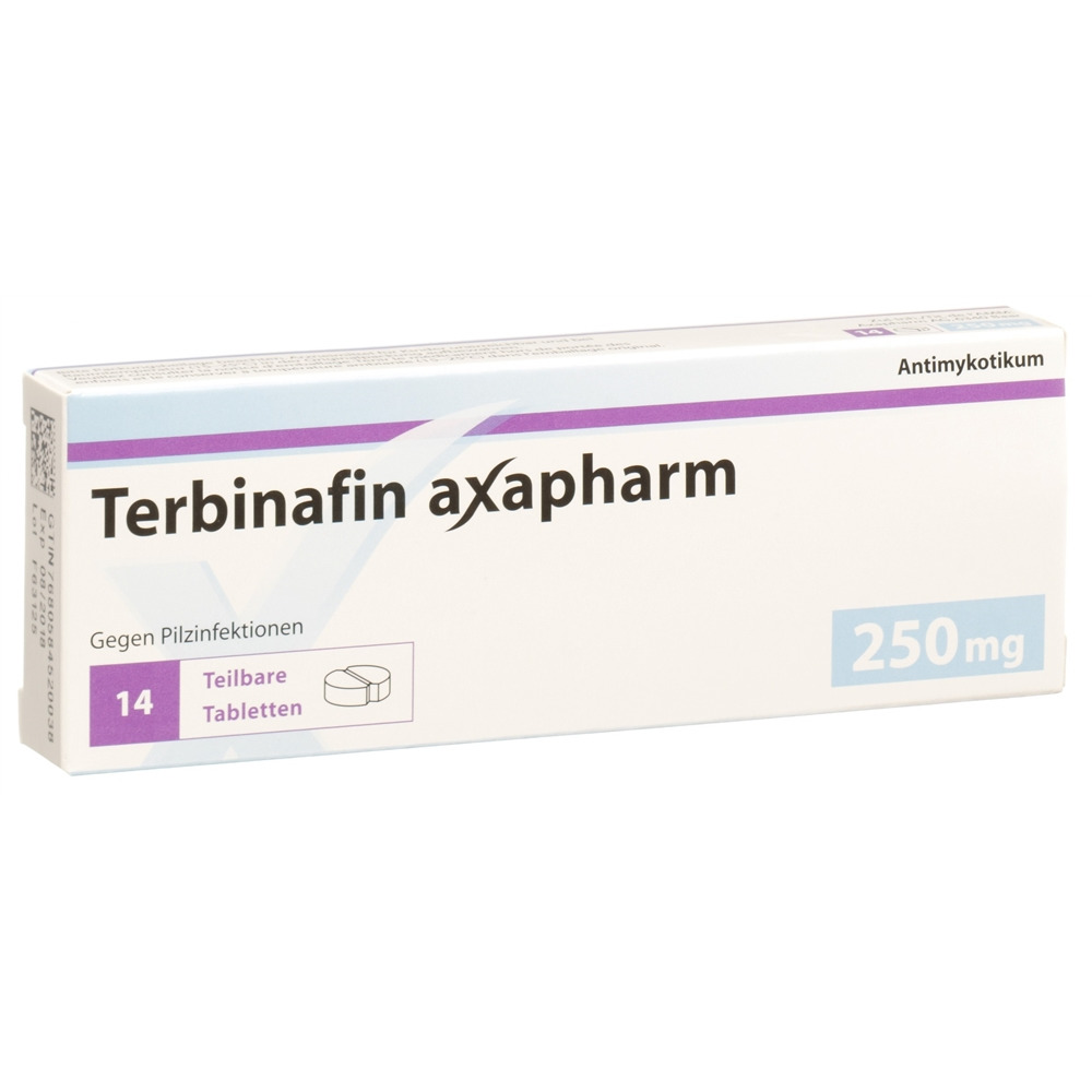 TERBINAFINE Axapharm cpr 250 mg 14 pce