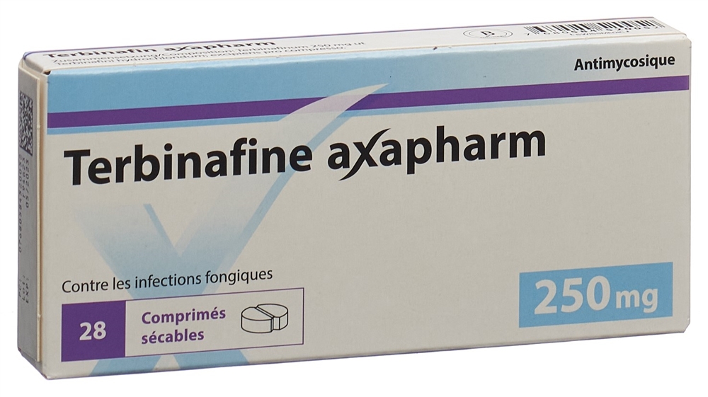 TERBINAFINE axapharm cpr 250 mg 28 pce