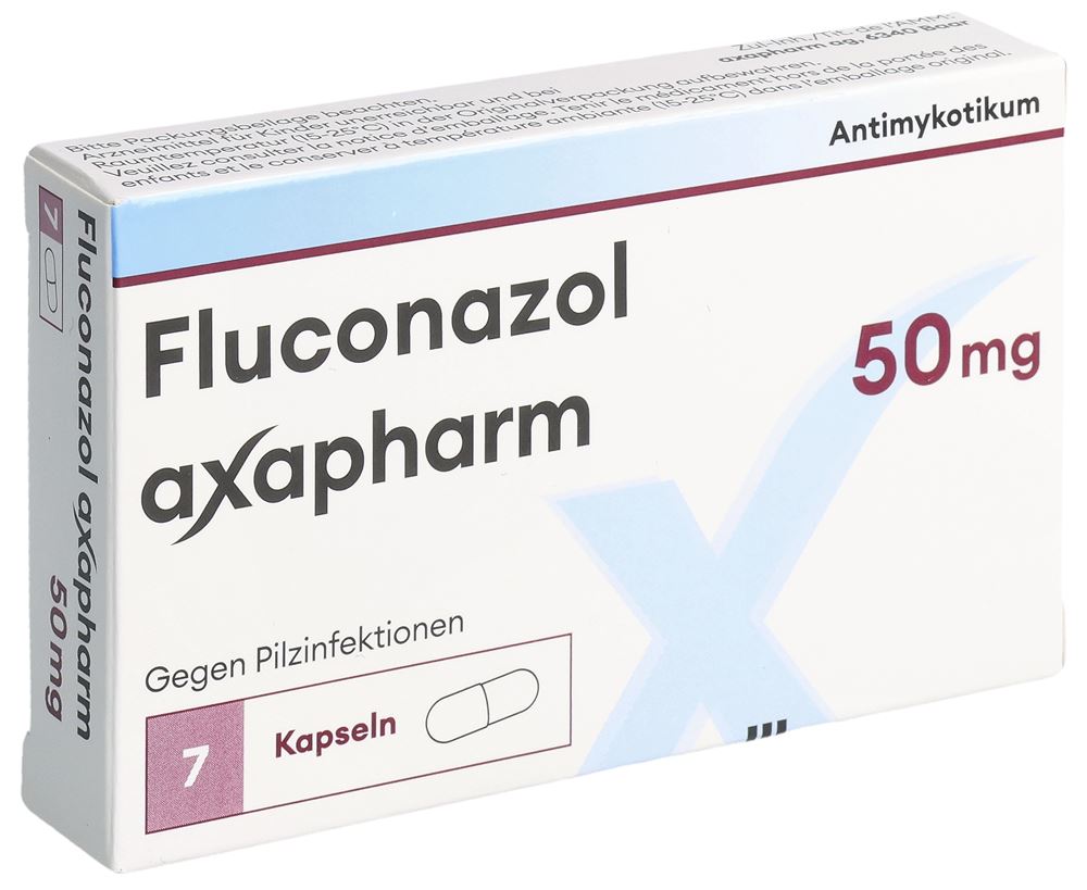 Fluconazol axapharm 50 mg, Kapseln